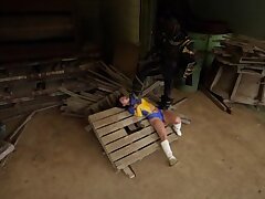 ZEPE74_01 Sizzling Asian Babe in Uniform Gets Wild Outdoor Action!