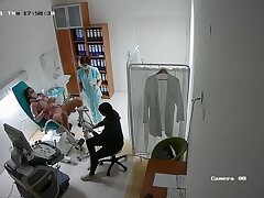 New_super_gynecological_cabinet_108 Adorable Brunette Blissfully Bathed in Warm Man Love Juice