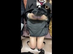 PB008 Sizzling Japanese Doll in Stockings-Hard Doggystyle Adventure