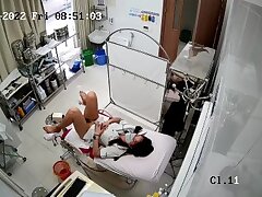 Real_hidden_camera_in_gynecological_cabinet_35 Sultry Temptress Delivers Pleasure, Receives Creamy Ecstasy