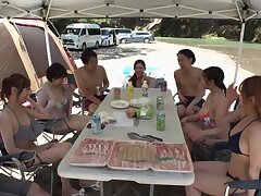 DANDY-784 Sizzling Outdoors-Three Curvy Beauties in Steamy Threesome Bliss