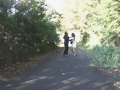 110619-001-carib Sizzling Encounter-Schoolgirl and Teacher Heat Up Train Journey